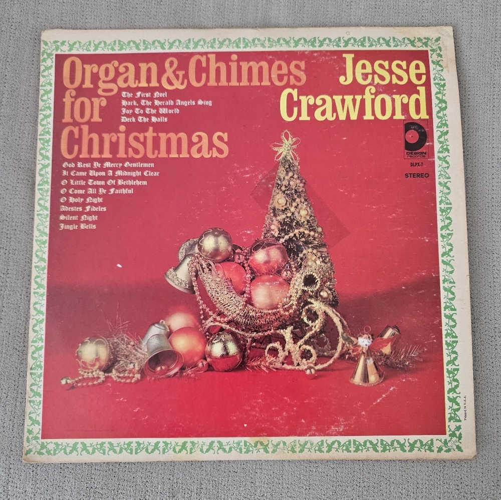 Unk Organ & Chimes for Christmas Vinyl - Red and Green